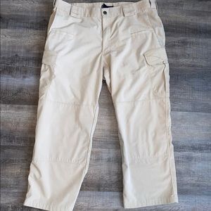 5.11 tactical khaki cargo pants 38x26